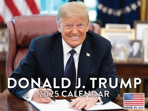 Trump Calendar 2025 Donald Trump Gifts 45 47 Monthly Wall Calender 12