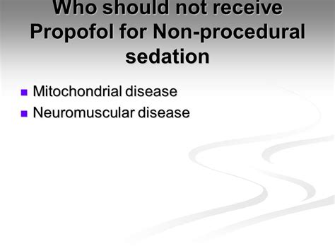 Propofol Infusion Syndrome Scott E Benzuly Md Propofol Infusion