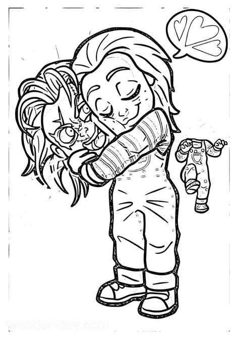 Desenhos De Chucky Para Colorir WONDER DAY Desenhos Para Colorir