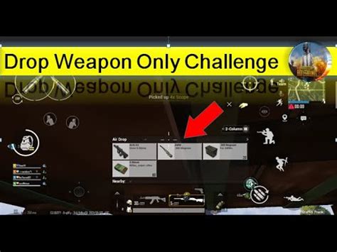 Drop Weapon Only Challenge Pubg Mobile Youtube