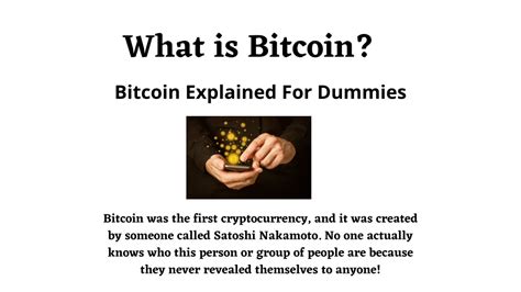 PPT Bitcoin For Dummies Explained 2021 PowerPoint Presentation Free