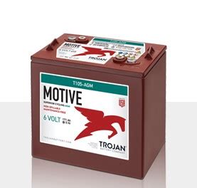 Trojan T105 AGM Batterie 6 Volt 217Ah Maier S Golfcarts