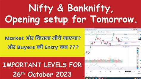 Nifty Prediction And Bank Nifty Analysis For Tomorrow 26 Oct 2023