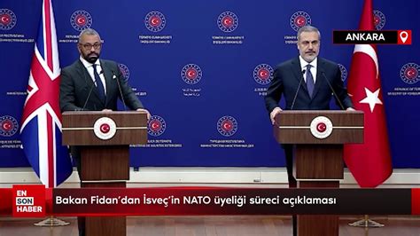 Bakan Fidan Dan Sve In Nato Yeli I S Reci A Klamas Dailymotion Video