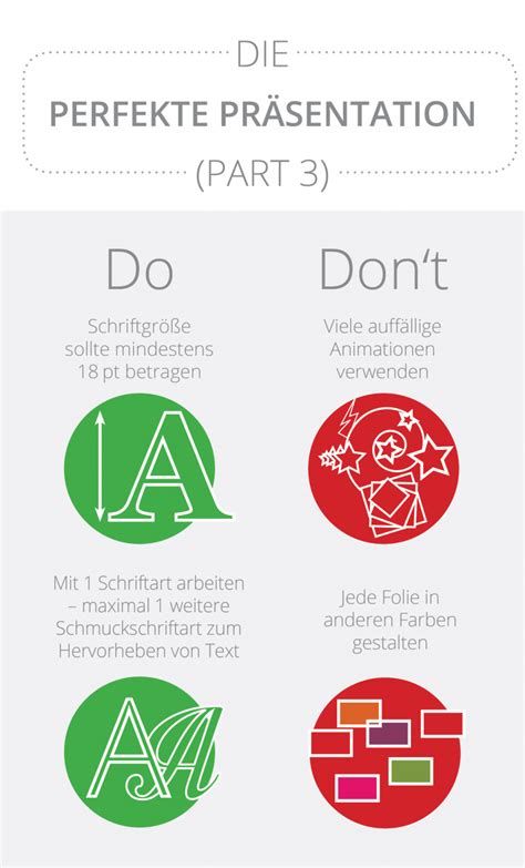 Infografik Die Perfekte Präsentation Teil 3