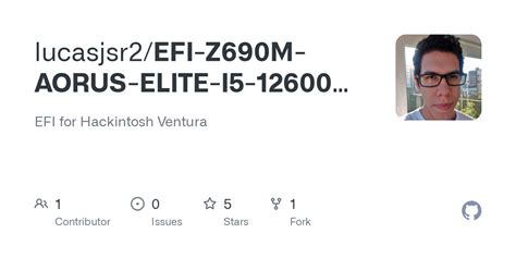 Github Lucasjsr Efi Z M Aorus Elite I K Rx Xt Efi For