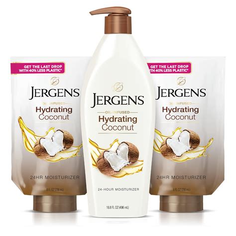 Jergens Coconut Oil Infused Hand And Body Moisturizer Soothing Full