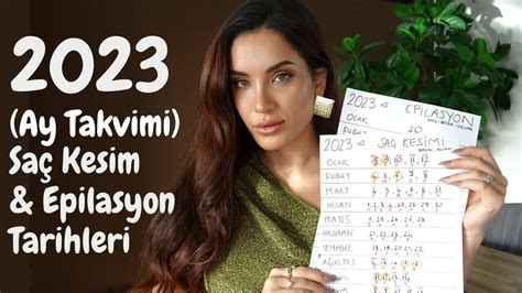 2023 Ay Takvimine Göre Saç Kesimi Saç Kesimi Epilasyon Tarihleri