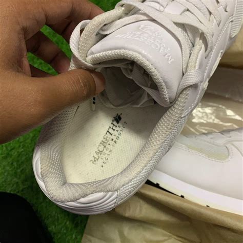 Macbeth Fischer White Men S Fashion Footwear Sneakers On Carousell