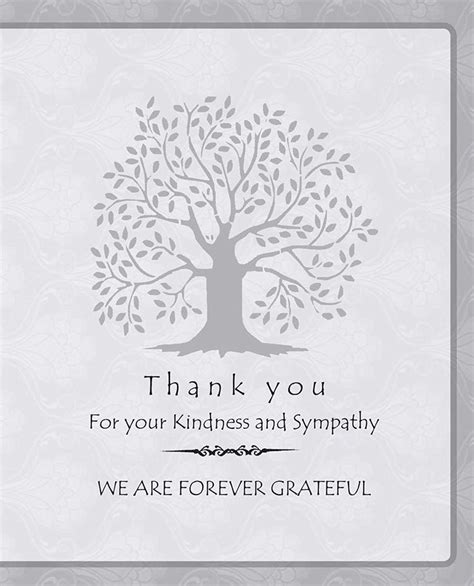 Celebration Of Life Funeral Thank You Cards With Envelopes