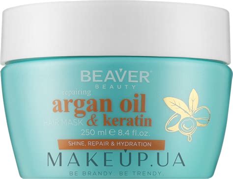 Beaver Professional Argan Oil & Keratin - Восстанавливающая маска для ...