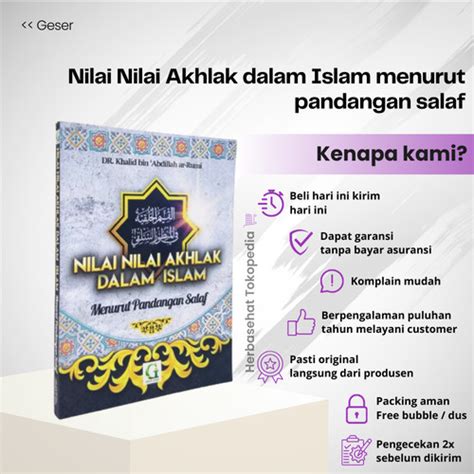 Jual Buku Nilai Akhlak Dalam Islam Menurut Pandangan Salaf Griya Ilmu