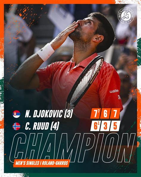 El Gráfico On Twitter 🎾novak Djokovic🇷🇸 Se Consagró Campeón De