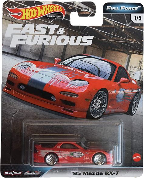 Hot Wheels Fast Furious Full Force Mazda Rx Rojo Amazon