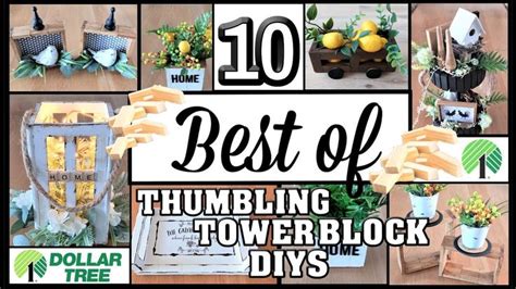 Best Tumbling Tower Blocks Diys From Dollar Tree