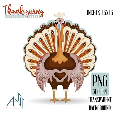 Thanksgiving Turkey Png Sublimation Turkey T Shirt Printing