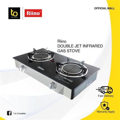 Riino Infrared Tempered Glass Gas Stove 702I Shopee Malaysia