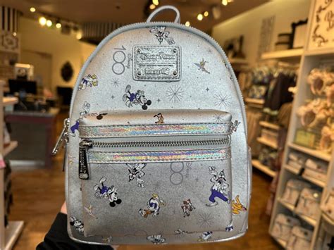 NEW Platinum Disney100 Loungefly Mini Backpack At Disneyland Resort