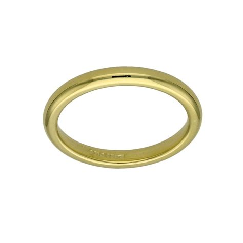 18ct Yellow Gold Court Shape Wedding Ring Miltons Diamonds