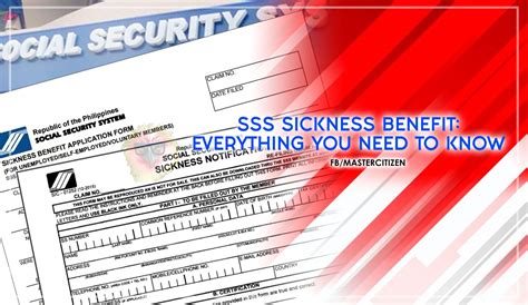 SSS Sickness Benefit: Everything You Need to Know – MasterCitizen's Blog