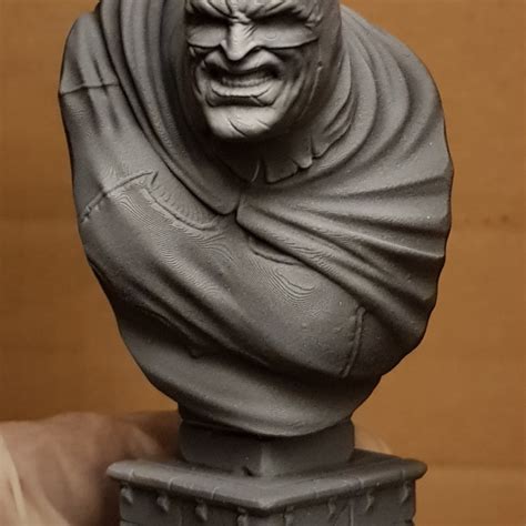 D Print Of The Dark Knight Bust By Antonyosullivan