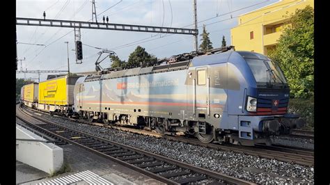 SBB Cargo International Siemens Vectron 193 529 Neckar Mit KLV Zug In