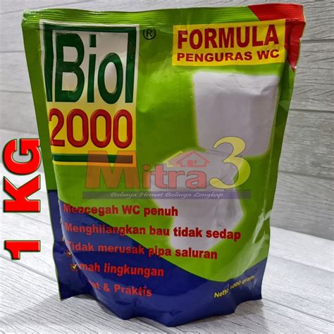 Jual Anti Sumbat BIO 2000 1 KG Penguras WC Penuh Obat Septic Tank