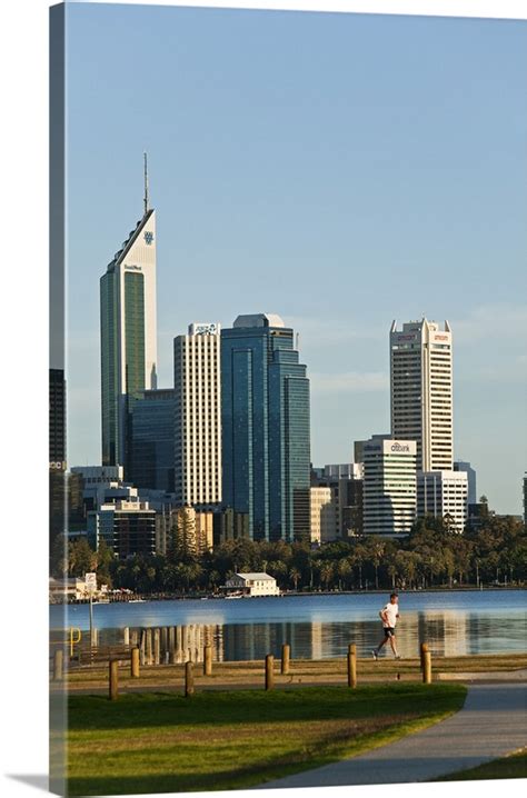 Australia Western Australia Perth View Across South Perth Foreshore