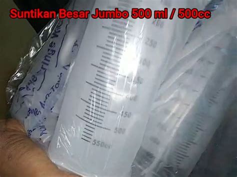 Syringe Suntikan Besar Ml Cc Ml Ml Jumbo Tanaman