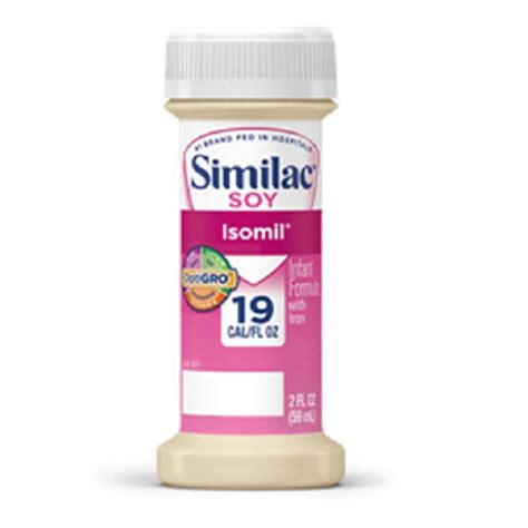 BettyMills Infant Formula Similac Soy Isomil 2 Oz Bottle Ready To