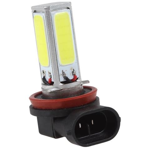 W X Cob Led H Pure White Car Fog Parking Head Light Shopee