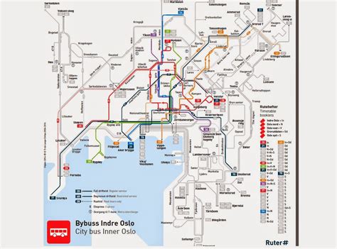 Oslo Bus Map Exodoinvest