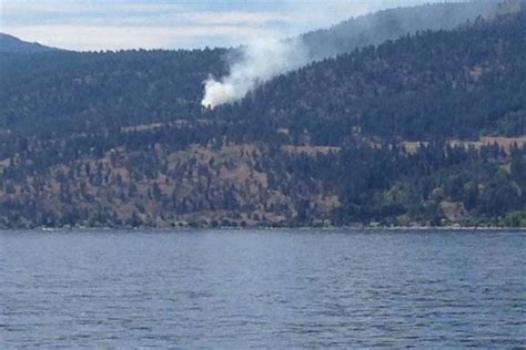 Update Vigorous Wildfire Above Peachland Now Contained Infonews Thompson Okanagan S News