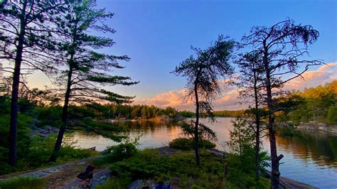 French River Provincial Park serving us fantastic weather and even