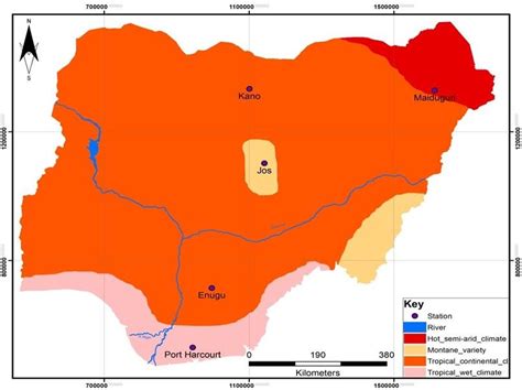 Climate Map Of Nigeria