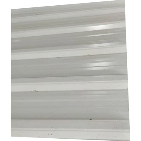 Color Coated White Polycarbonate Roofing Sheet, Thickness: 0.50 mm at ...