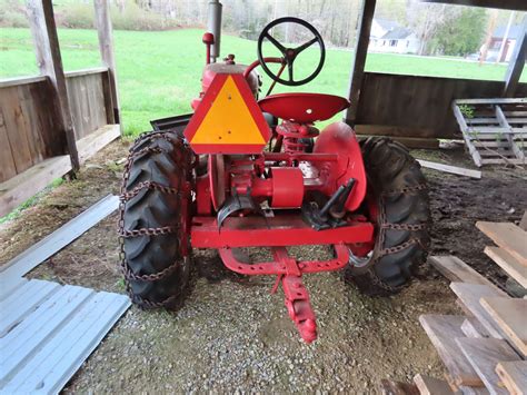 Lot 494b Farmall A Tractor With Blade Vanderbrink Auctions