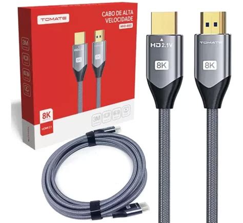 Cabo Hdmi 2 1 8k Gold Ultra Hd Ps5 Xbox Series X S 3 Metros MercadoLivre