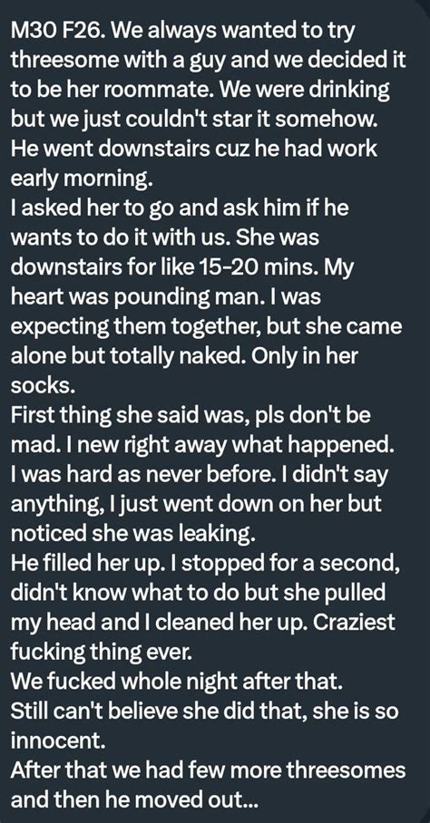 Pervconfession On Twitter His Girlfriend Fucked Her Roommate And He Cleaned Her