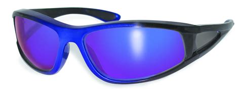 Outdoor Recreation Ssp Eyewear Safety Glasses With Black Frames And Silver Mirrored Shatterproof