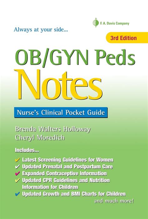 Obgyn Peds Notes Nurses Clinical Pocket Guide 9780803658639