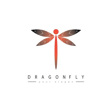 Premium Vector Dragonfly Logo Vector Icon Illustration Design Template