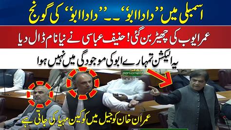 National Assembly Main Dada Abu Ki Gonj Hanif Abbasi Ney Umar Ayub