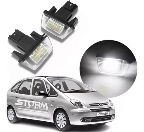 Par Luz Placa Led Lanterna Citroen Xsara Picasso A Mercadolivre