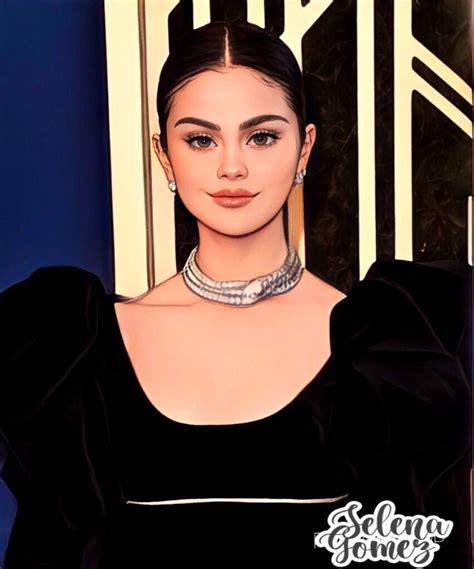 Selena Gomez Cartoon Selena Gomez Selena Digital Art Girl