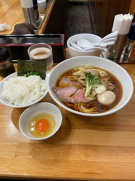 『特製中華そば卵かけご飯』中華そば こてつのレビュー ラーメンデータベース