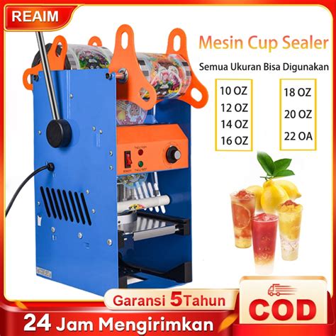 Jual Reaim Mesin Cup Sealer Mesin Press Gelas Plastik Bisa Sealing