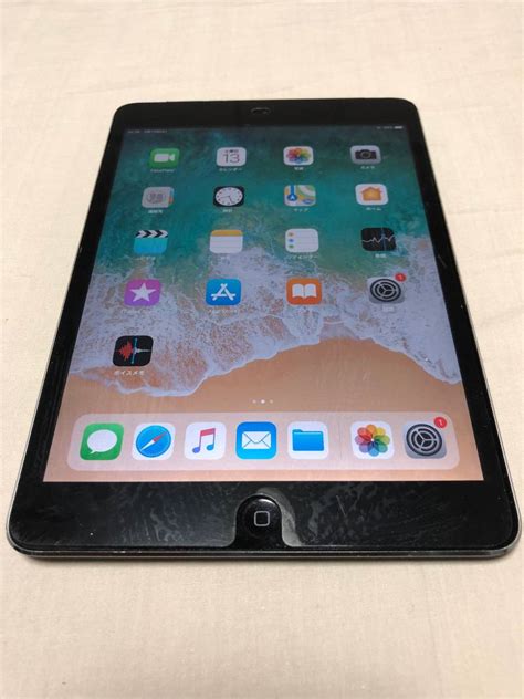 1 Au Apple Ipad Mini 2 Wi Fi Cellular 64gb スペースグレイ Me828ja A A1490 本体のみ Ipad本体 ｜売買されたオークション情報