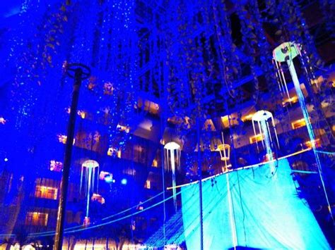 Inside The Grand Building At Night Picture Of Grand Oasis Cancun