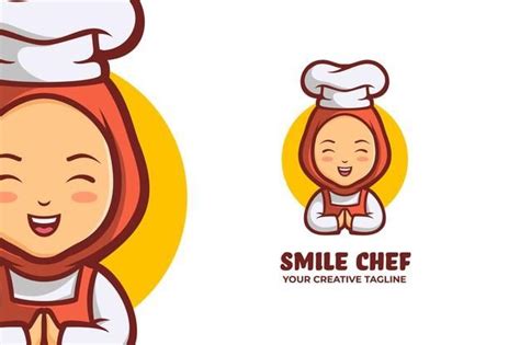 Premium Vector Homemade Halal Logo Collection With A Cute Muslim